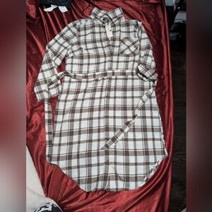 Flannel shirt dress - Madison+Hudson